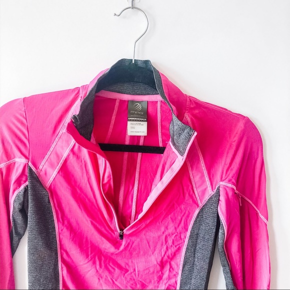 Pink and Gray MPG Sport Long Sleeve Pullover - Picture 4 of 6